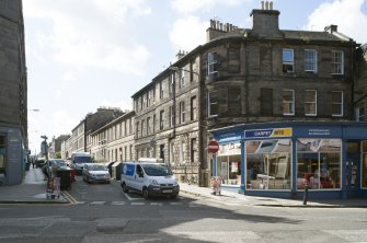 General view of Grove Street, Edinburgh, taken from north.