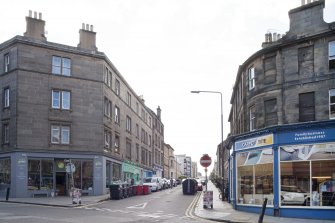 General view of Grove Street, Edinburgh, taken from north.