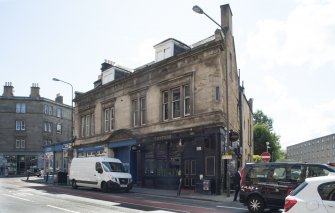 General view of 181-185 Morrison Street, Edinburgh, taken from north-west.