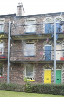 General view of the internal balconies of Rosemount Buildings, Gardner's Crescent, Edinburgh, taken from the north-west.