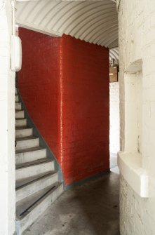 Detail of internal entrance at Rosemount Buildings, Gardner's Crescent, Edinburgh.