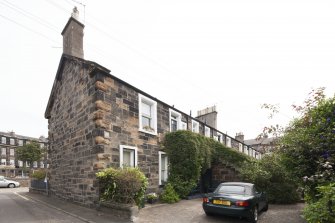 General view of 1-8 Rosebank Cottages, Gardner's Crescent, Edinburgh, taken from the north-west.