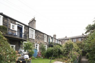General view of 1-8 Rosebank Cottages, Gardner's Crescent, Edinburgh, taken from the north-west.