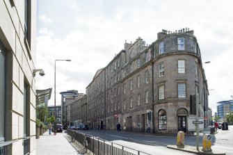 General view of 79-115 Morrison Street, Edinburgh, taken from the north-west.