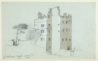 Drawing of Redhouse Castle