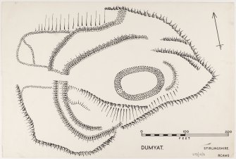 Publication drawing; fort, Dumyat.