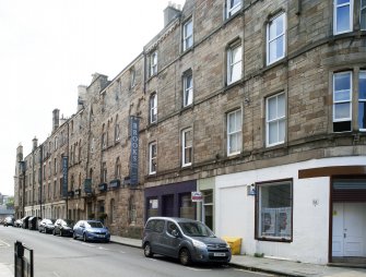 General view of Working Men's Home, 70-76 Grove Street, Edinburgh, taken from the north-east.