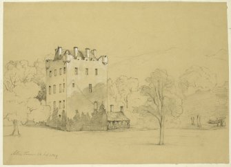 Drawing of Alloa Tower.