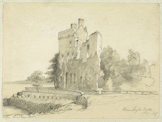 Drawing of Barnbougle Castle