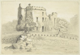 Drawing of Barnbougle Castle