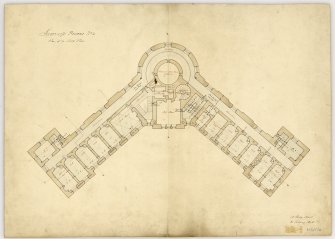 Third floor plan of Inverness Prison.