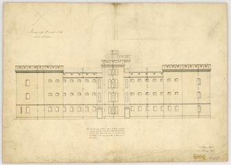 South elevation of Inverness Prison.