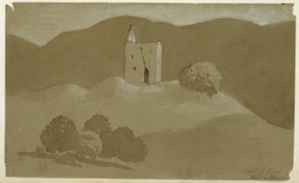 Drawing showing general view of Kirkhope Tower