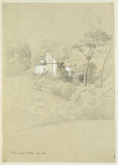 Drawing of Blairlogie Castle.