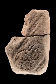 View of carved fragments