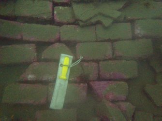 Close up view of galley bricks on steamship Minieh