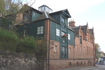 View of former Craigwell Brewery, 65 Calton Road, Edinburgh, from west.