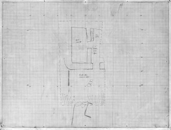 Excavation drawing : plan of Ugadale fort, Kintyre.