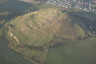 Oblique aerial view of North Berwick Law, looking WNW.