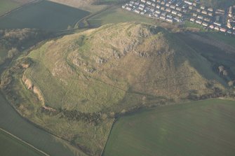 Oblique aerial view of North Berwick Law, looking WNW.