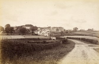 Distant view of Fenwick village from the road.