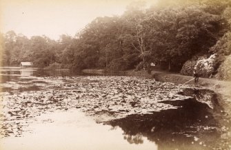 View of unidentified loch in the Fenwick area.
