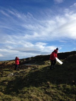 Castlehaven fort. Working shot during survey.