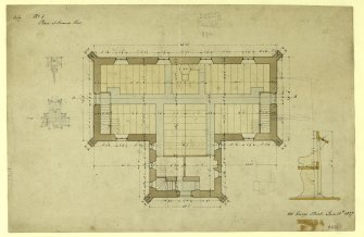 Plan of ground floor, Ardnamurchan Parish Church, Kilchoan.