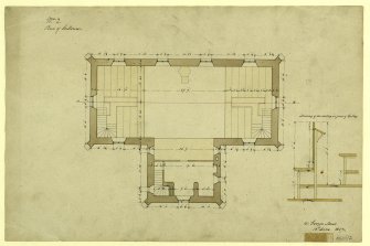 Plan of galleries, Ardnamurchan Parish Church, Kilchoan.