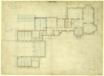 Plan of principal floor, New Inveraw (Ardanaiseig House).