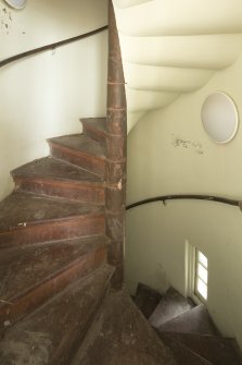 Level 10, tower, prospect room, spiral stair, view from south east