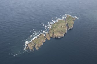 General oblique aerial view of the Isle of May, looking SE.