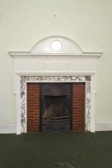 Queen's Craig. Ground Floor. Sitting Room. Detail of fireplace.