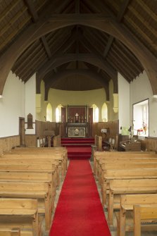 View of interior from west end