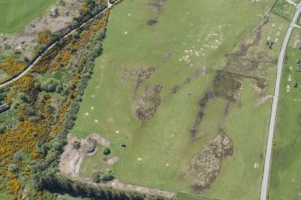 Oblique aerial view of Tain airfield, looking WSW.