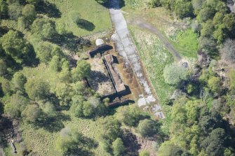 Oblique aerial view of Northfield armament depot, looking N.