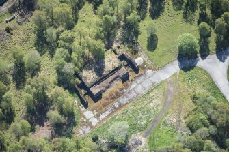 Oblique aerial view of Northfield armament depot, looking SSW.
