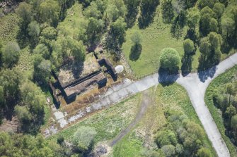 Oblique aerial view of Northfield armament depot, looking SSW.