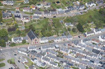 Oblique aerial view of Avoch, looking NNE.