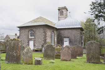 Durisdeer Parish Church. General view from North East.