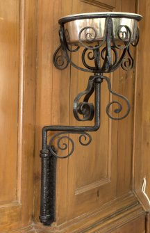 Durisdeer Parish Church. Detail of font bracket on pulpit.