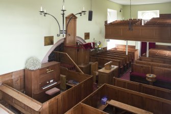 Durisdeer Parish Church. General view from West gallery.