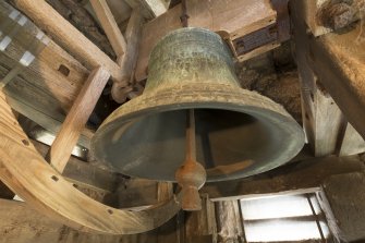 Durisdeer Parish Church. Clock Tower. Detail of bell.