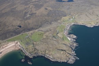 General oblique aerial view centred on Mellangaun, looking W.