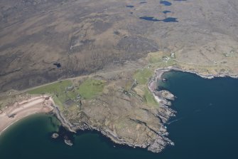 General oblique aerial view centred on Mellangaun, looking W.