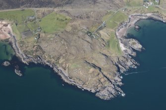 General oblique aerial view centred on Mellangaun, looking W.