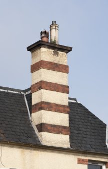 Detail of chimney stack on east facing elevation.