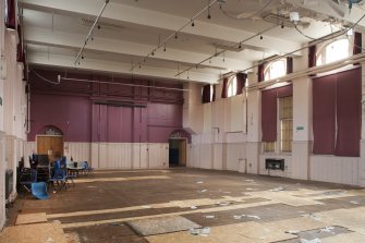 General view of sports hall, taken from the north west..