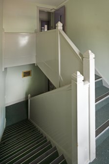 View of stairs to board room.