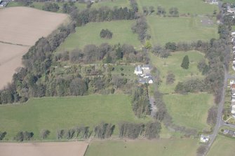 Oblique aerial view of Greenbank House, looking NW.